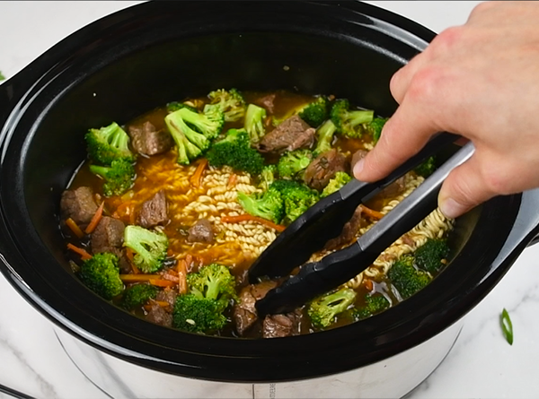 Slow Cooker Beef Ramen Bowl - Step 3